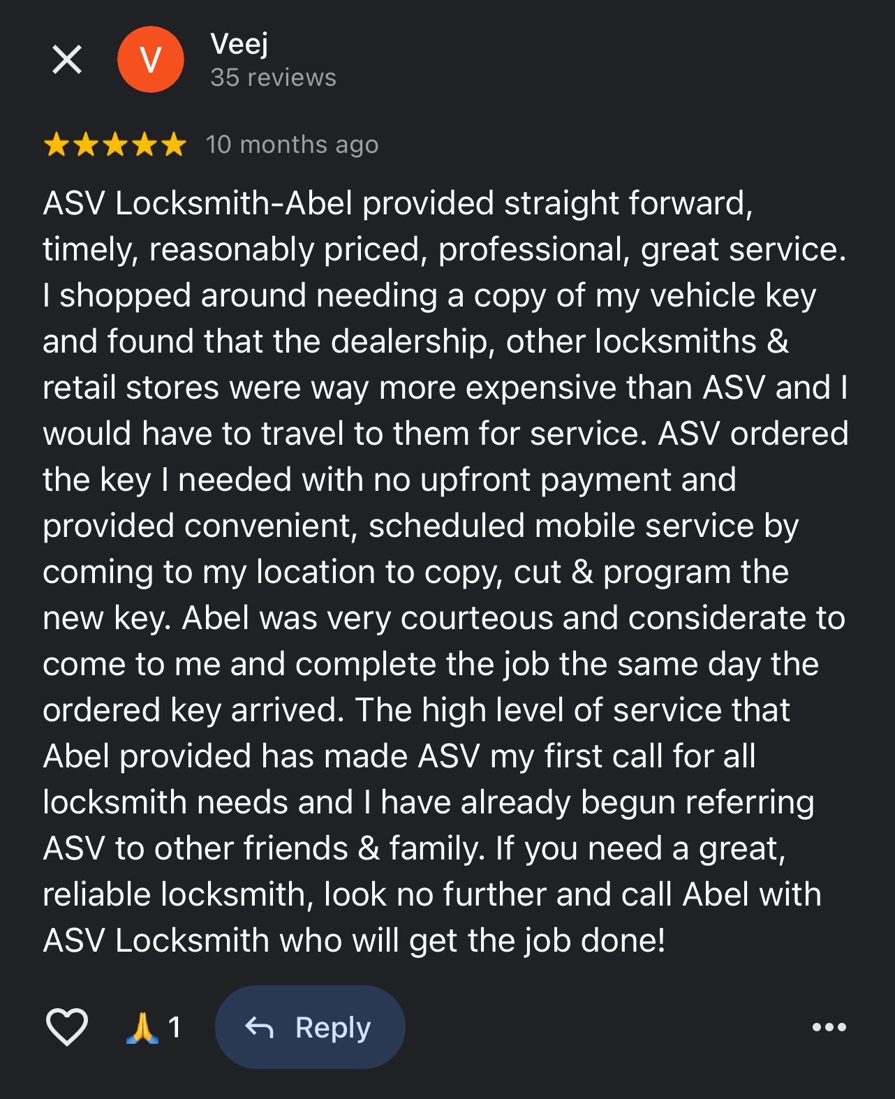 ASV LOCKSMITH REVIEWS IN THE WOODLANDS